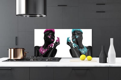 Panel Szklany Artystyczna Wizja Postaci