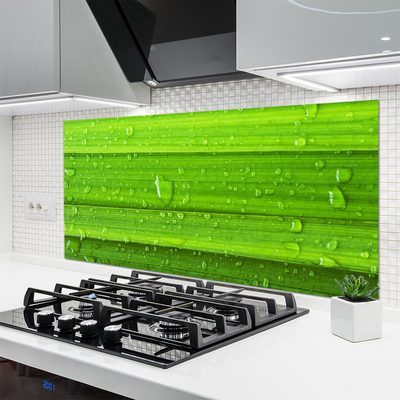 Szkło do Kuchni na Ścianę Soczysta Zieleń Polany
