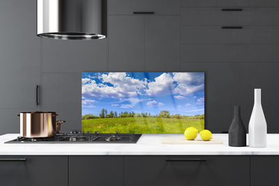 Szkło do Kuchni na Ścianę Bezkres Zielonej Hali