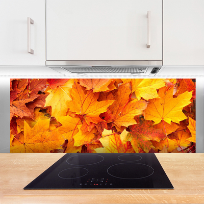 Szkło do Kuchni na Ścianę Organiczny Motyw Roślinny