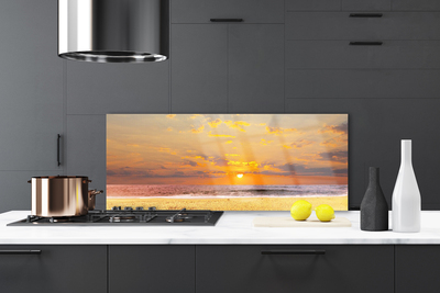 Panel Szklany Lazurowa Zatoka I Piasek