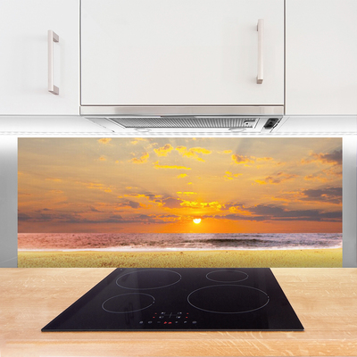 Panel Szklany Lazurowa Zatoka I Piasek