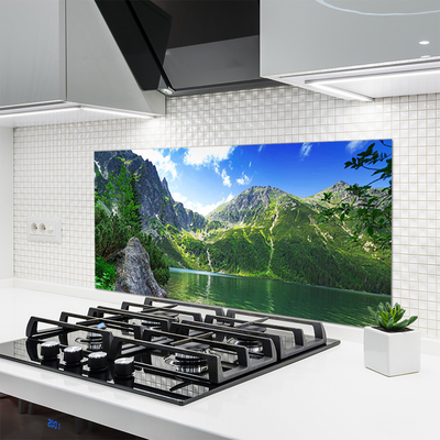 Panel Szklany Kryształowe Jezioro W Górach