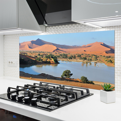 Panel Szklany Oaza Spokoju Na Pustyni