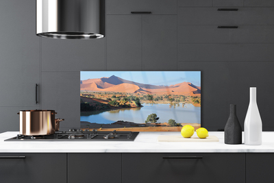 Panel Szklany Oaza Spokoju Na Pustyni