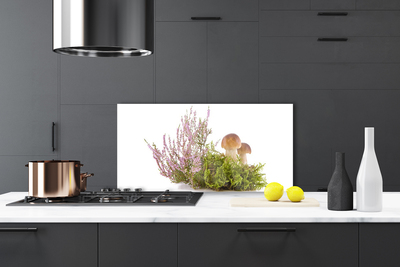 Panel Szklany do Kuchni Skarby Leśnego Poszycia