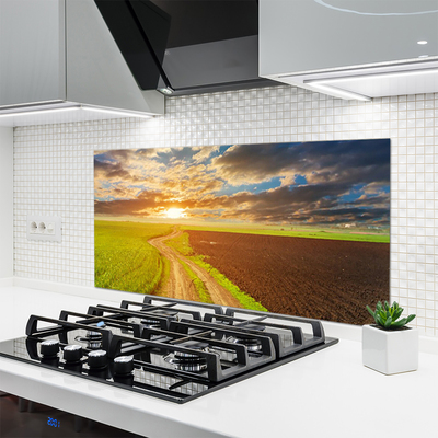 Panel Szklany Horyzont nad Złotym Polem