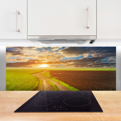 Panel Szklany Horyzont nad Złotym Polem