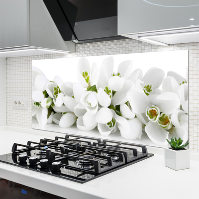 Szkło Dekoracyjne do Kuchni Romantyczny Akcent Kwiatowy