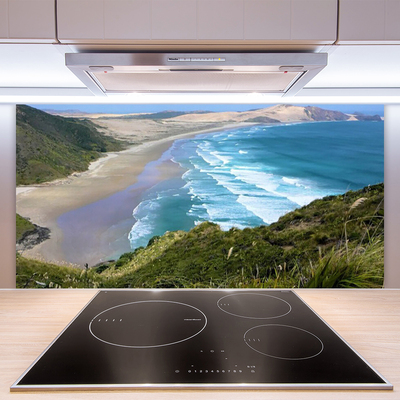 Panel Szklany Spokój Nadmorskiej Plaży