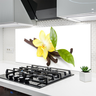 Panel Szklany Botaniczny Portret Wanilii