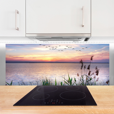 Panel Szklany Niebiański Spokój nad Morzem