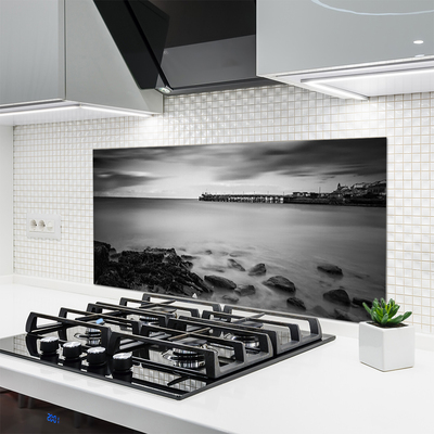 Panel Szklany Molo prowadzące w Głąb Morza