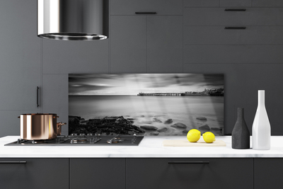 Panel Szklany Molo prowadzące w Głąb Morza