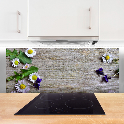 Panel nad blat kuchenny Urok Polnej Stokrotki