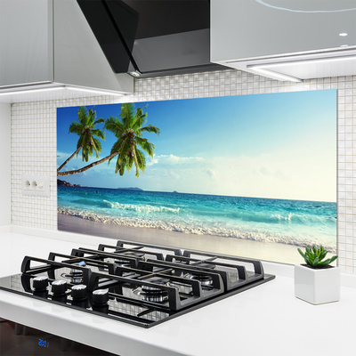 Panel nad blat kuchenny Tropikalna Palma na Wybrzeżu