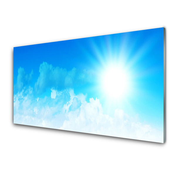 Panel Szklany Słońce Niebo Krajobraz