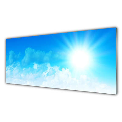Panel Szklany Słońce Niebo Krajobraz