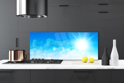 Panel Szklany Blask Słońca nad Horyzontem