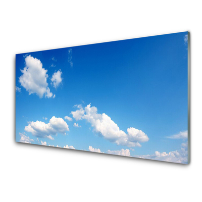 Panel Szklany Niebo Chmury Krajobraz