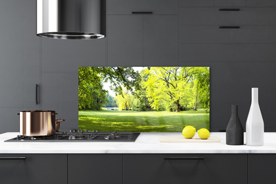 Panel Szklany Parkowa Aleja w Słońcu