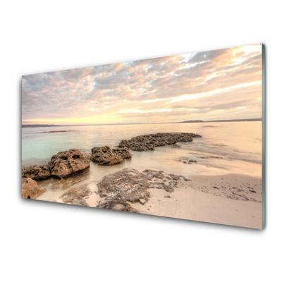 Panel Szklany Morze Plaża Krajobraz