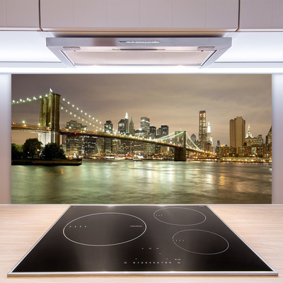 Szkło Dekoracyjne do Kuchni Światła Nocnego Mostu