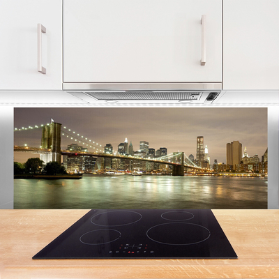 Szkło Dekoracyjne do Kuchni Światła Nocnego Mostu