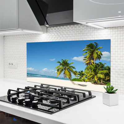 Panel Szklany Tropikalna Panorama Plaży