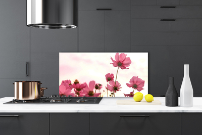 Szkło do Kuchni na Ścianę Pastelowy Akcent Roślinny