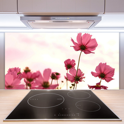 Szkło do Kuchni na Ścianę Pastelowy Akcent Roślinny