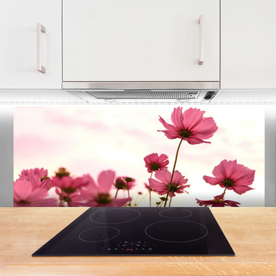 Szkło do Kuchni na Ścianę Pastelowy Akcent Roślinny