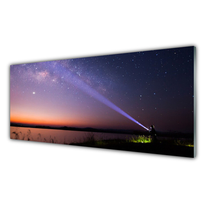 Szkło do Kuchni na Ścianę Magiczna Noc pod Gwiazdami