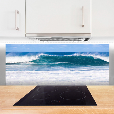 Panel Szklany Dynamika Morskiej Fali