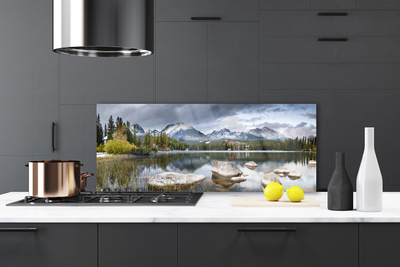 Szkło nad Blatem Panorama Alpejskiej Sielanki