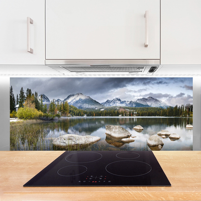 Szkło nad Blatem Panorama Alpejskiej Sielanki