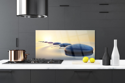 Szkło nad Blatem Harmonia Zen: Kamienie i Woda