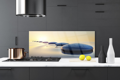 Szkło nad Blatem Harmonia Zen: Kamienie i Woda