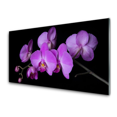 Panel Szklany Storczyk Orchidea Kwiaty