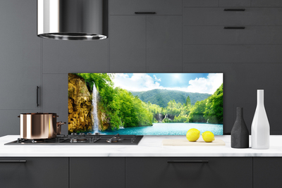 Szkło nad Blatem Harmonijny Krajobraz Alpejski