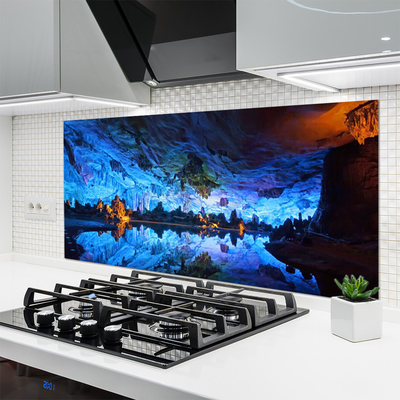 Panel Szklany Blask w Lodowej Grocie