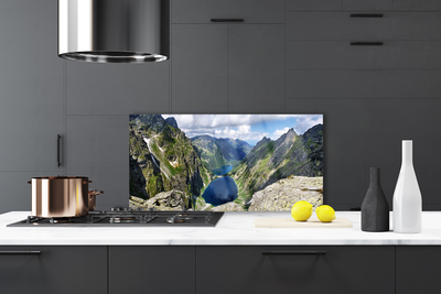 Panel Szklany Panorama Alpejskich Szczytów