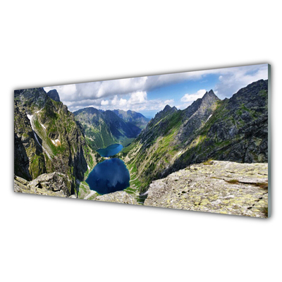 Panel Szklany Panorama Alpejskich Szczytów