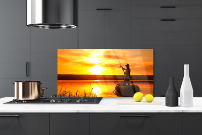 Panel Szklany Spokojny Wieczór nad Jeziorem