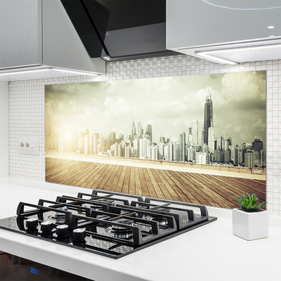 Panel Szklany Potęga Nowojorskich Drapaczy Chmur