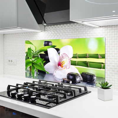 Szkło Dekoracyjne do Kuchni Orientalna Kompozycja z Bambusem