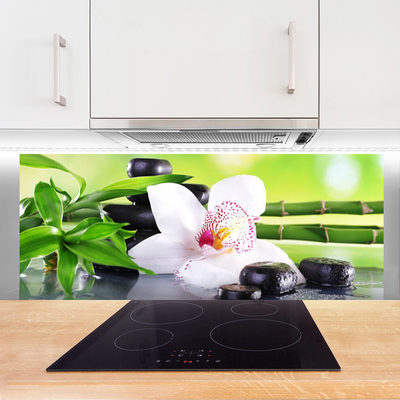 Szkło Dekoracyjne do Kuchni Orientalna Kompozycja z Bambusem