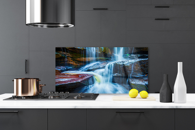 Panel Szklany Kaskada nad Górskim Potokiem