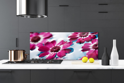 Panel Szklany Pływające Płatki na Tafli Wody