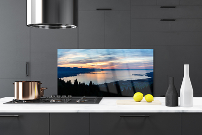 Szkło Ozdobne do Kuchni Bezkresny Horyzont nad Oceanem